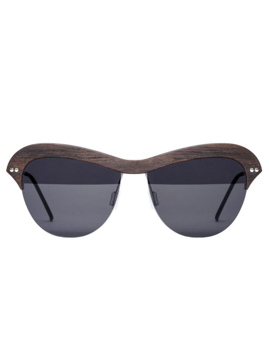 Woodsun wood Frame sunglasses. Made in Russia