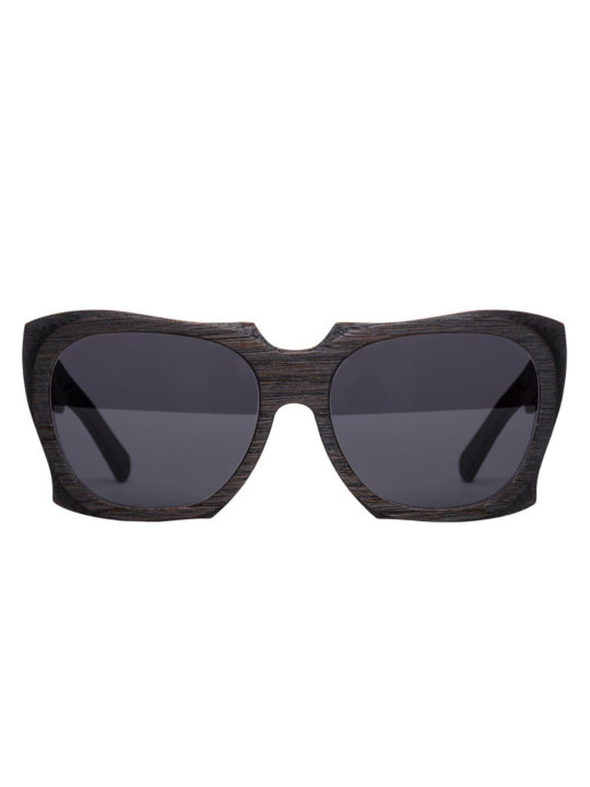 Woodsun Sunglasses Butterfly Eucalyptus Black